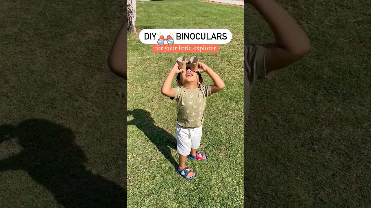 DIY Binoculars for kids #diyforkids #activitiesforchildren #littleexplorers #upcycleideas  #nature
