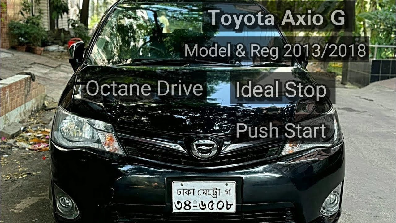 #Ideal_Stop_Toyota Axio Fielder G Aerotourer  #Model_2013_Reg_2018 #Jet_Black_কালার #Banker_Octane