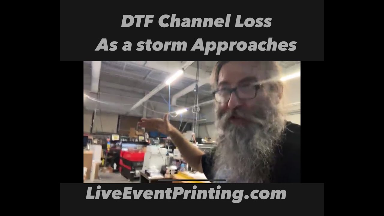 DTF Channel loss as a storm approaches 