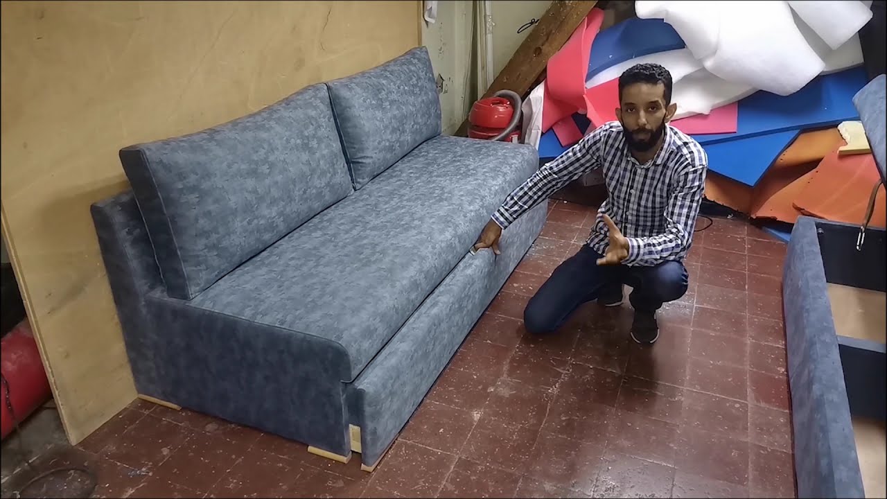 فكرة صالون رائعة مع استغلال مساحة الغرف الضيقة