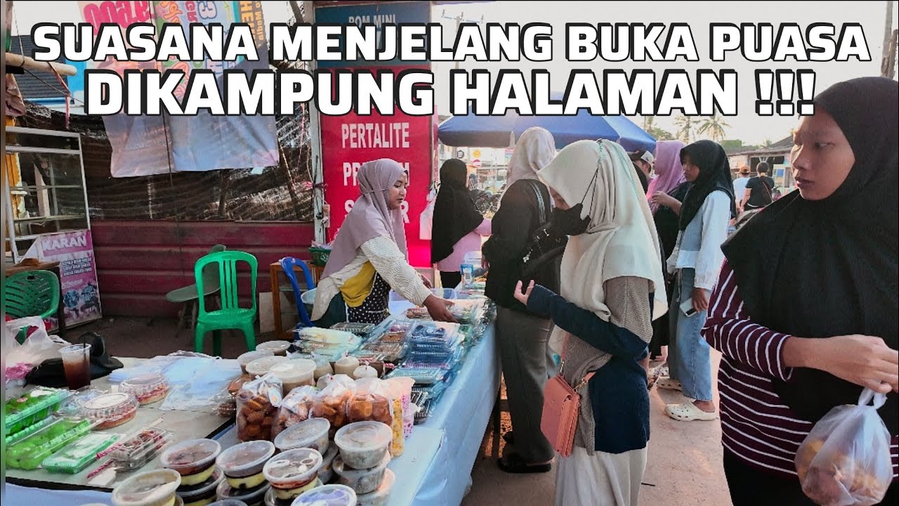WAR TAKJIL DI KAMPUNG HALAMAN MENJELANG BUKA PUASA !! GAK DISANGKA SERAMAI INI !! | ramadhan 2026