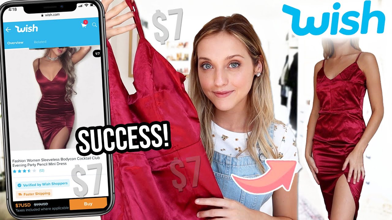 Trying CHEAP WISH.COM Homecoming Dresses *SUCCESS!!!*