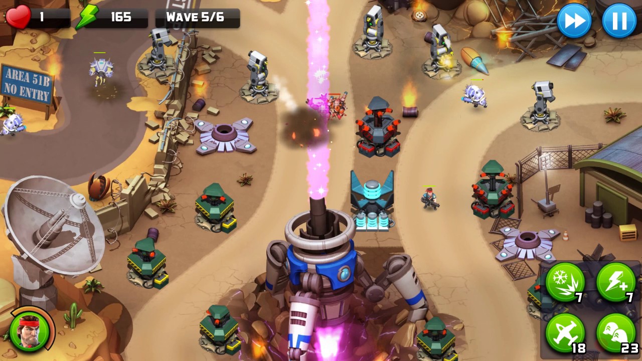 Alien Creeps TD - Level 20-Fort Yarrok - Veteran