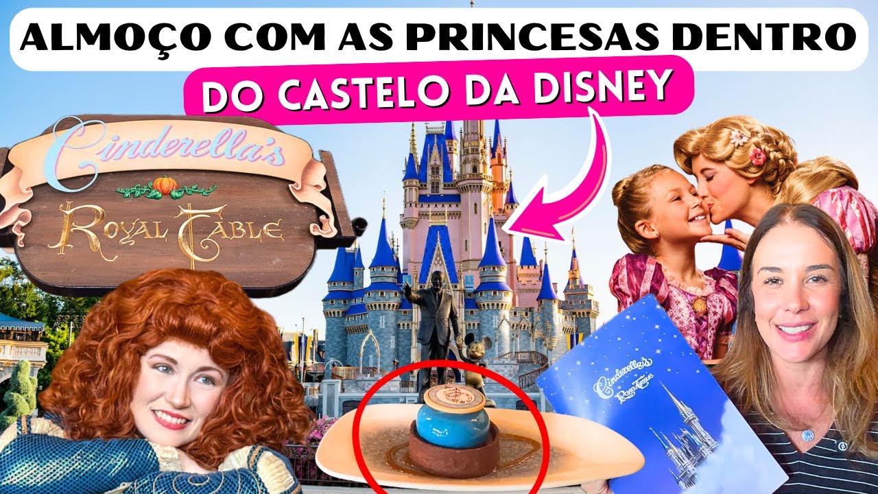 ALMOÇO COM AS PRINCESAS DENTRO DO CASTELO DA DISNEY ! QUANTO CUSTA ? VALE A PENA ? #disney