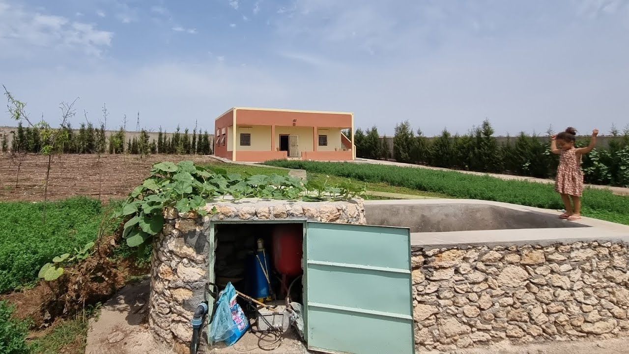 فيرمة محفظة🏠جميلة مجهزة بالمنزل والكهرباء وبئر ومسبح صغير نواحي مدينة أزمور والجديدة 0673426191