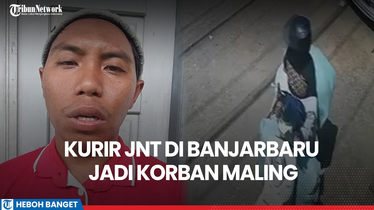 TEGA! Kurir JNT di Landasan Ulin Banjarbaru Jadi Korban Maling, 2 Karung Paket Lenyap!