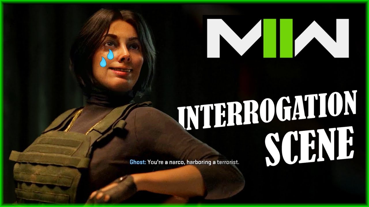 Cod MW2 Campaign - Valeria Interrogation scene