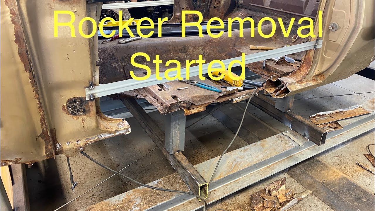 Project Boneyard Deleting the rocker panel, temporarily. 1967 Camaro Rebuild Part 14.
