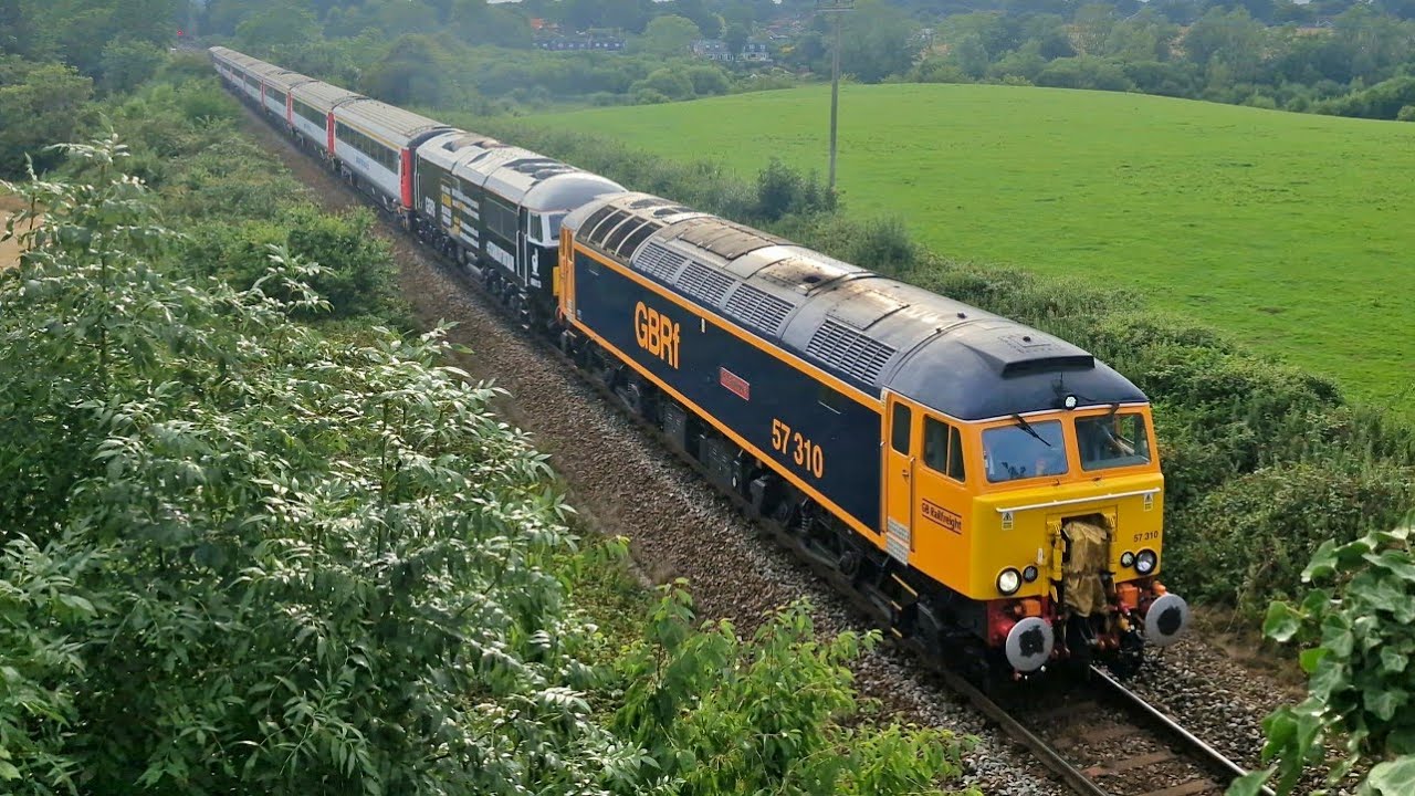 57310 UK Railtours (3 Tone/Thrash) - 69013 Slog Up Brundall Bank (03/08/2025)