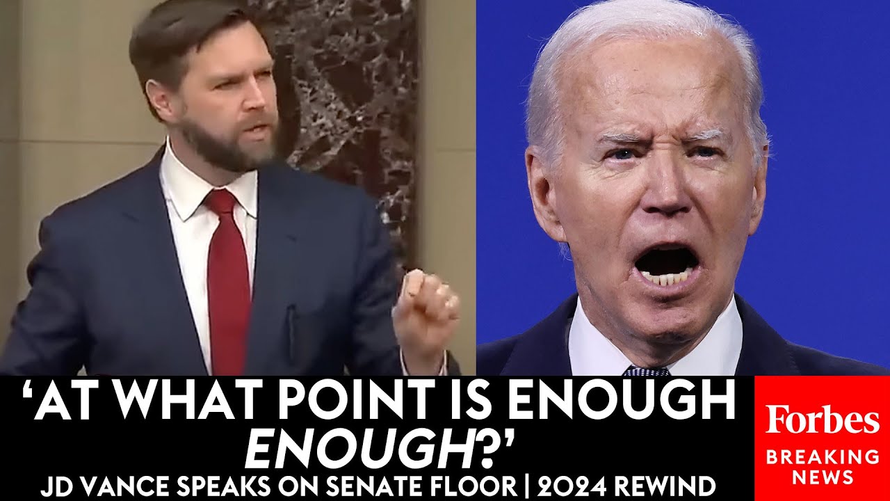 JD Vance—Now VP-Elect—Blasts Ukraine Strategy, Biden Border Policy On The Senate Floor | 2024 Rewind