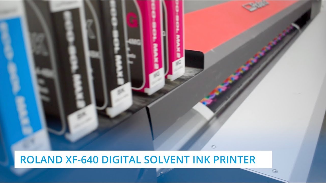 Roland XF 640 Digital Solvent Ink Printer
