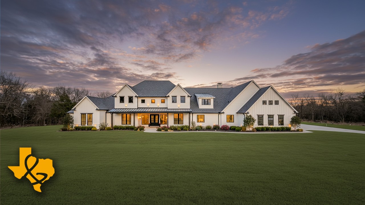 THIS MASSIVE $3.5M TEXAS FARMHOUSE on 6 ACRES is What DREAMS are MADE OF