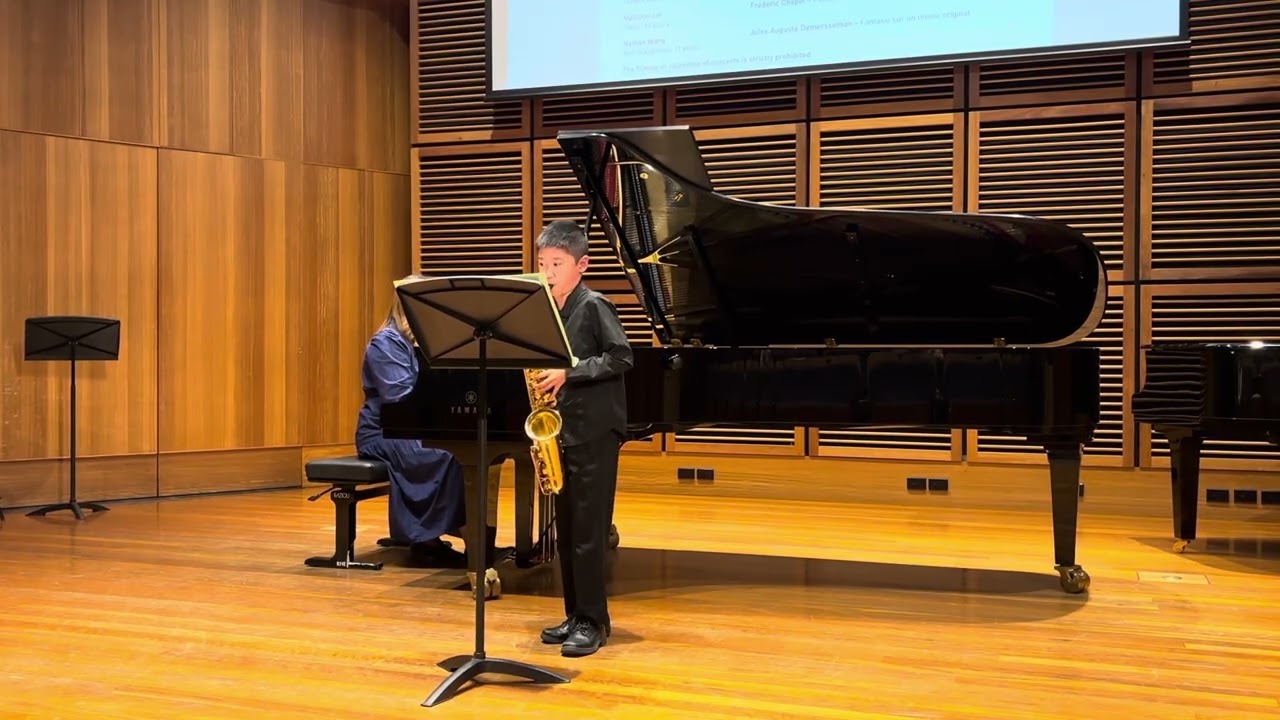 Jules Demersseman | Fantaisie sur un theme original |  Alto Sax