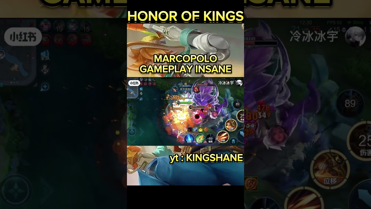 MARCO POLO GAMEPLAY INSANE - HONOR OF KINGS #honorofkings #honorofkingsindonesia #hok #gameplay