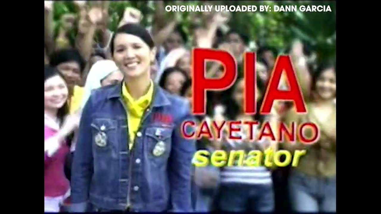 Pia Cayetano for Senator political advertisement