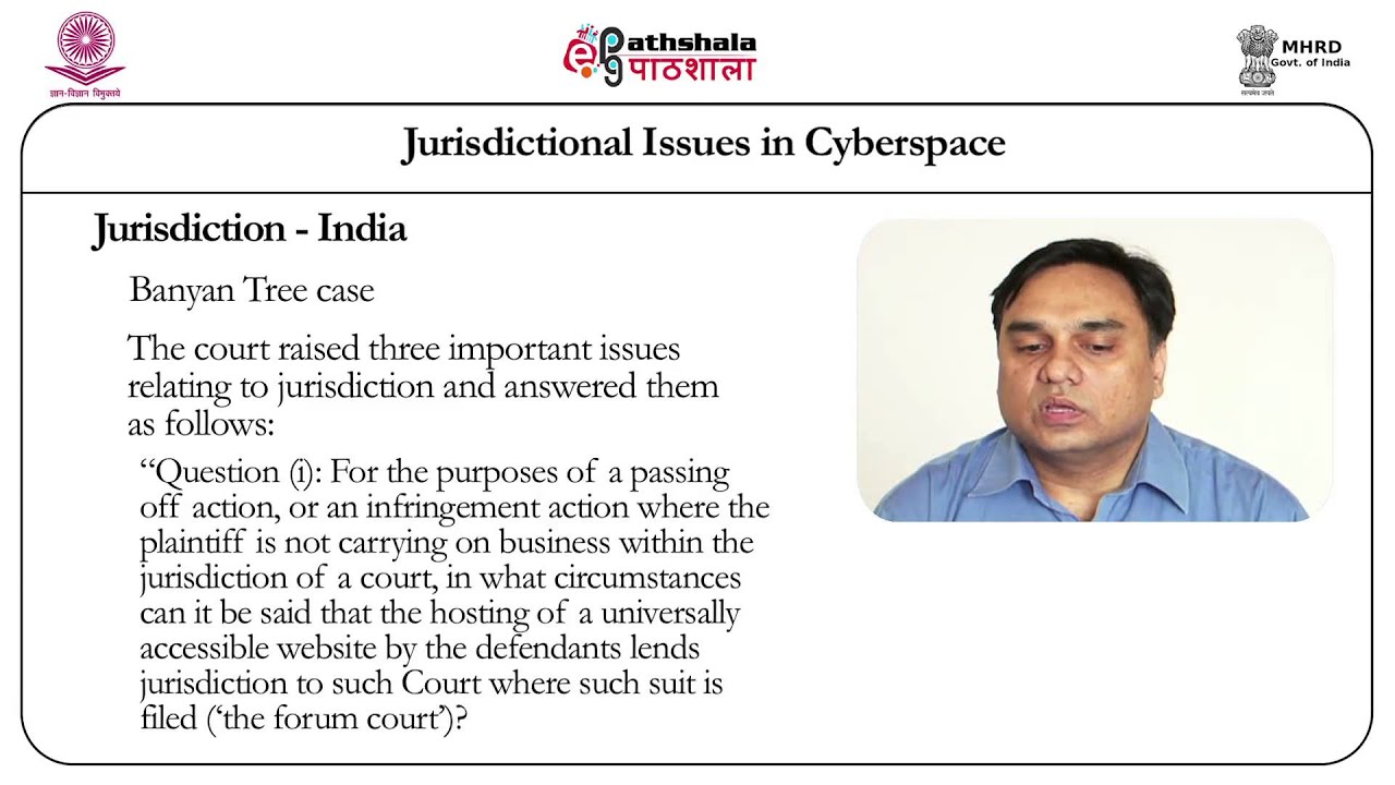 Jurisdictional  issues in cyber law_2