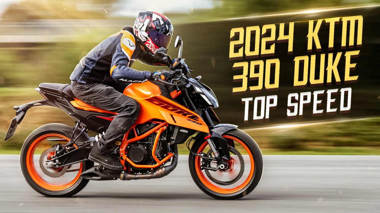 2024 KTM 390 DUKE: ТЕСТ НА МАКСИМАЛЬНУЮ СКОРОСТЬ И ВИДЕО НА GoPro Hero 12 | RokON VLOG 147