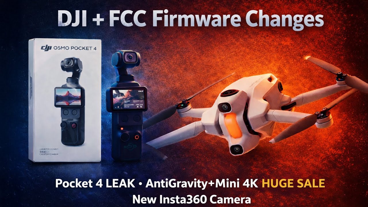 DJI Firmware Rules Just Changed by FCC + Pocket 4 Leak & Antigravity A1 Update