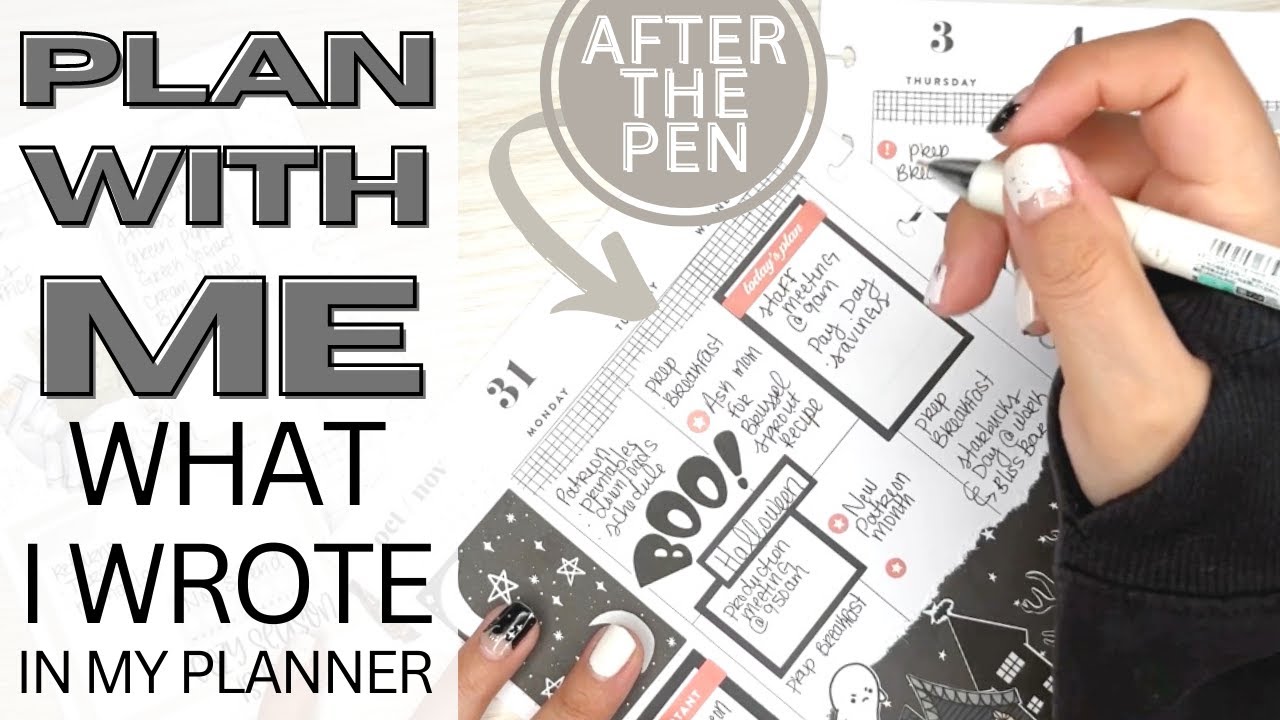 AFTER THE PEN | WHAT I WROTE IN MY PLANNERS | MINI & CLASSIC HAPPY PLANNER