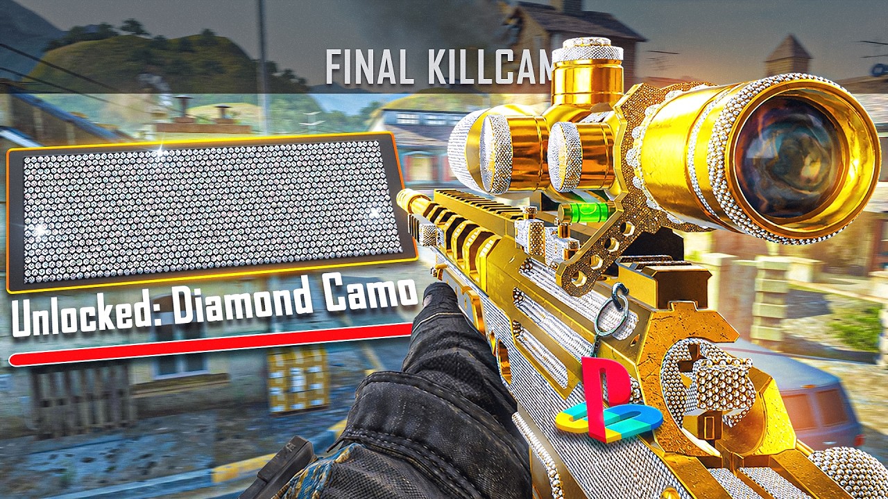 Я СДЕЛАЛ ТРИКШОТ И ОТКРЫЛ АЛМАЗНЫЙ КАМУФЛЯЖ ДЛЯ СНАЙПЕРОК!! (Black Ops 2 PS5)