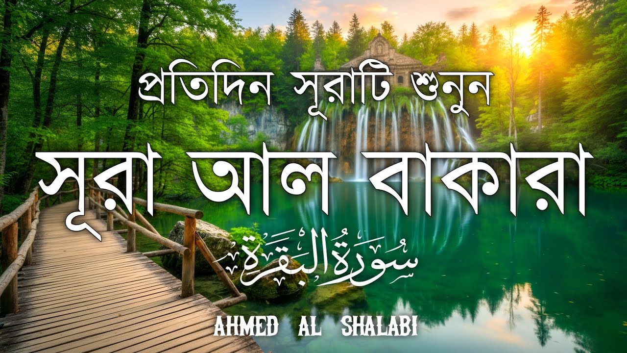 ঘরের উন্নতির জন্য সূরা বাকারা প্রতিদিন শুনুনI Surah Baqarah Full Quran Recitation | Ahmed Al Shalabi