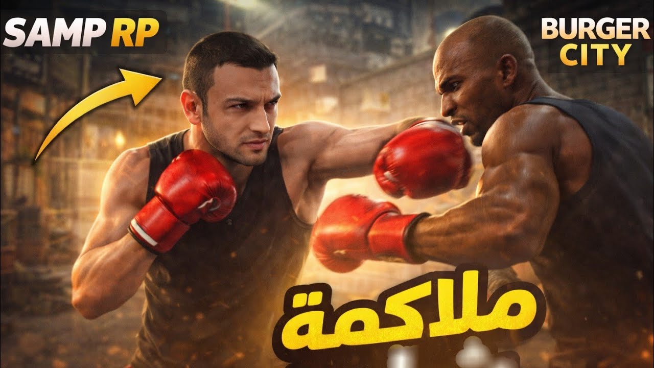 الحياة الواقعية 5#: 🔥ملاكمة شوارع 🥊 سلخوني والهربة 🤣🤣 | SAMP #RP #BURGER CITY 