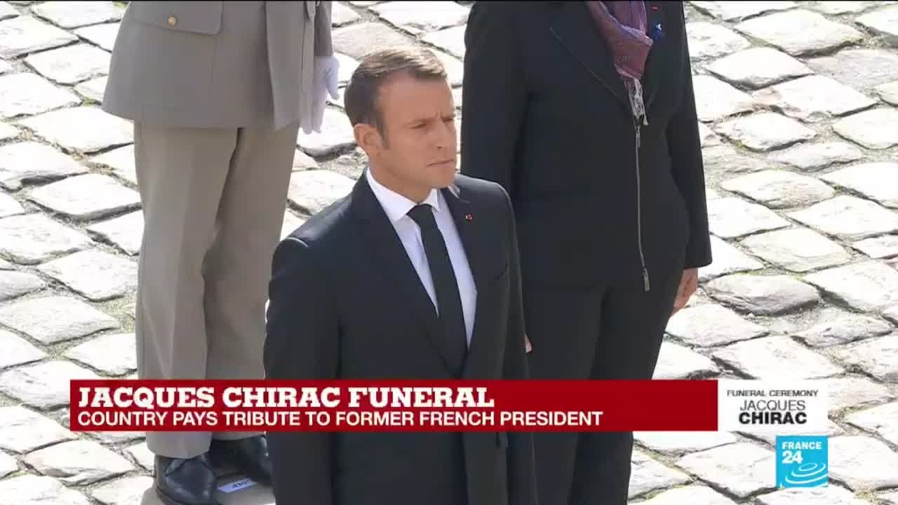Jacques Chirac funeral: Military band plays 