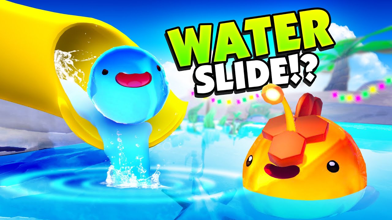Building a WATER SLIDE For My Favourite SLIMES! - SLIME RANCHER 2