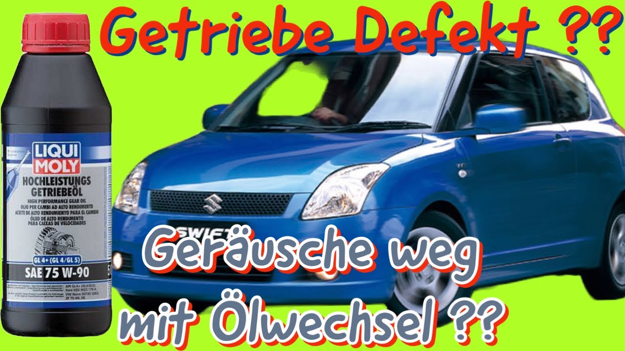 Suzuki Swift Getriebeölwechsel Transmission Oil Change Wymiana oleju przekładniowego