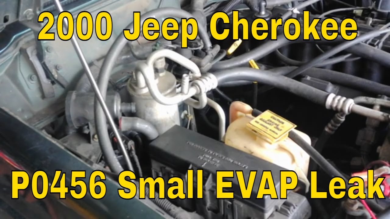Jeep Cherokee P0456 2000 года, небольшая утечка EVAP