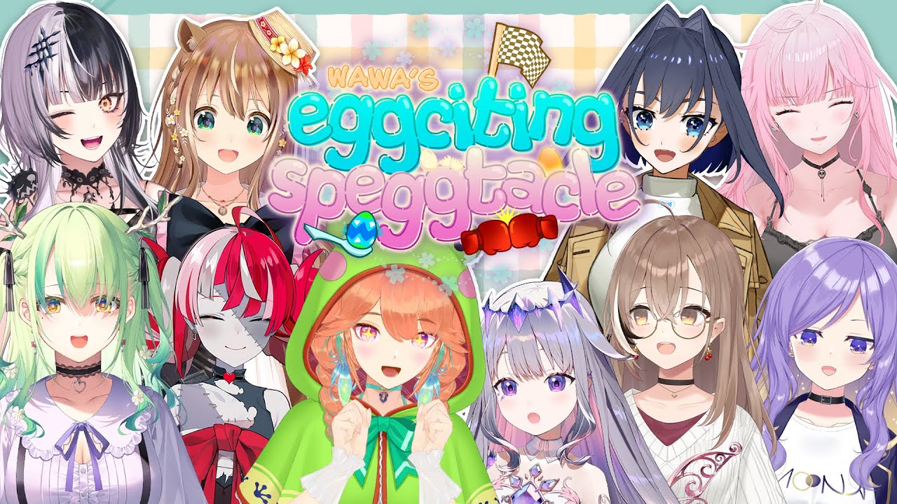 【VR STREAM】Wawa's Eggciting Speggtacle 2024! Who will be the Eggspert of 2024? #kfp #キアライブ
