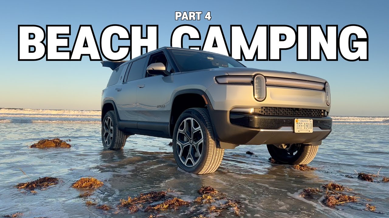Пляжный кемпинг и бездорожье с Rivian R1S Gen 2