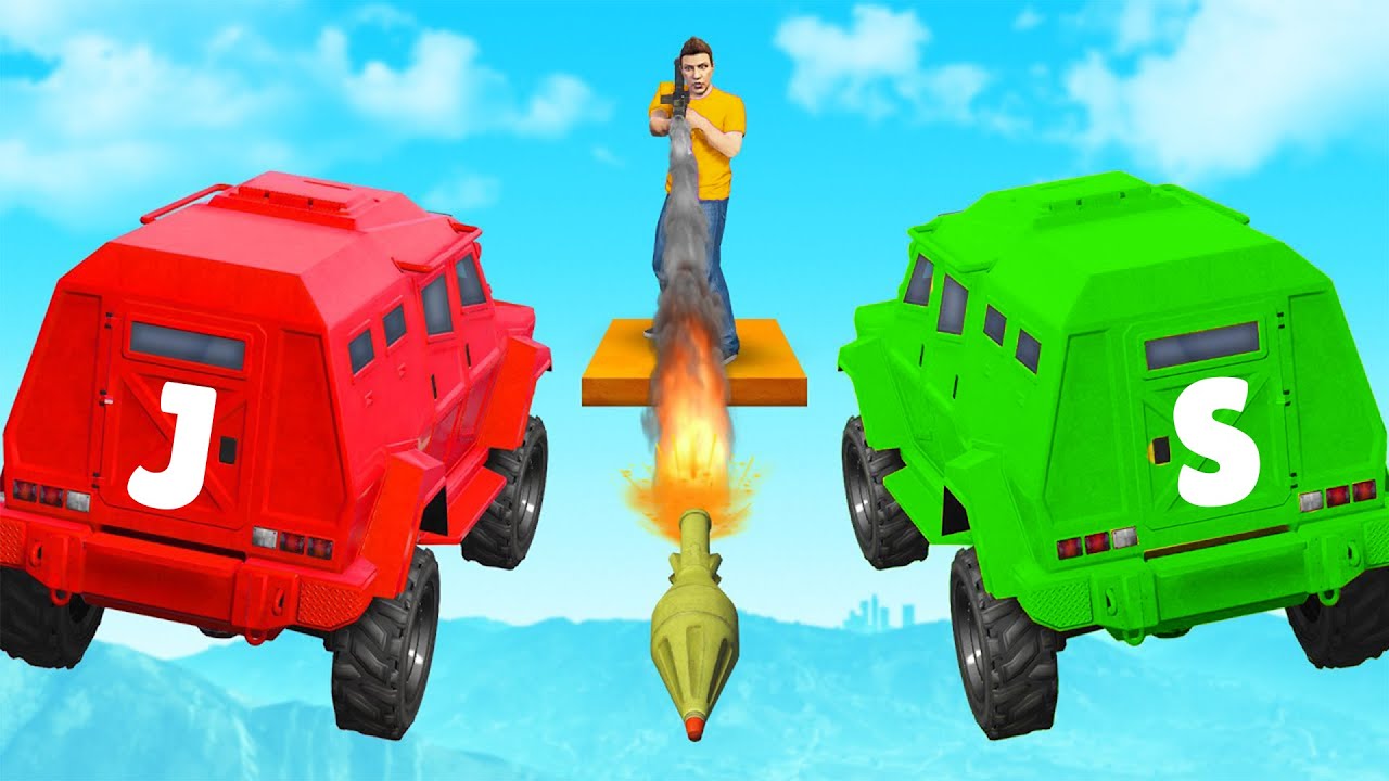 RPG Vs VLIEGENE AUTOS! (GTA)