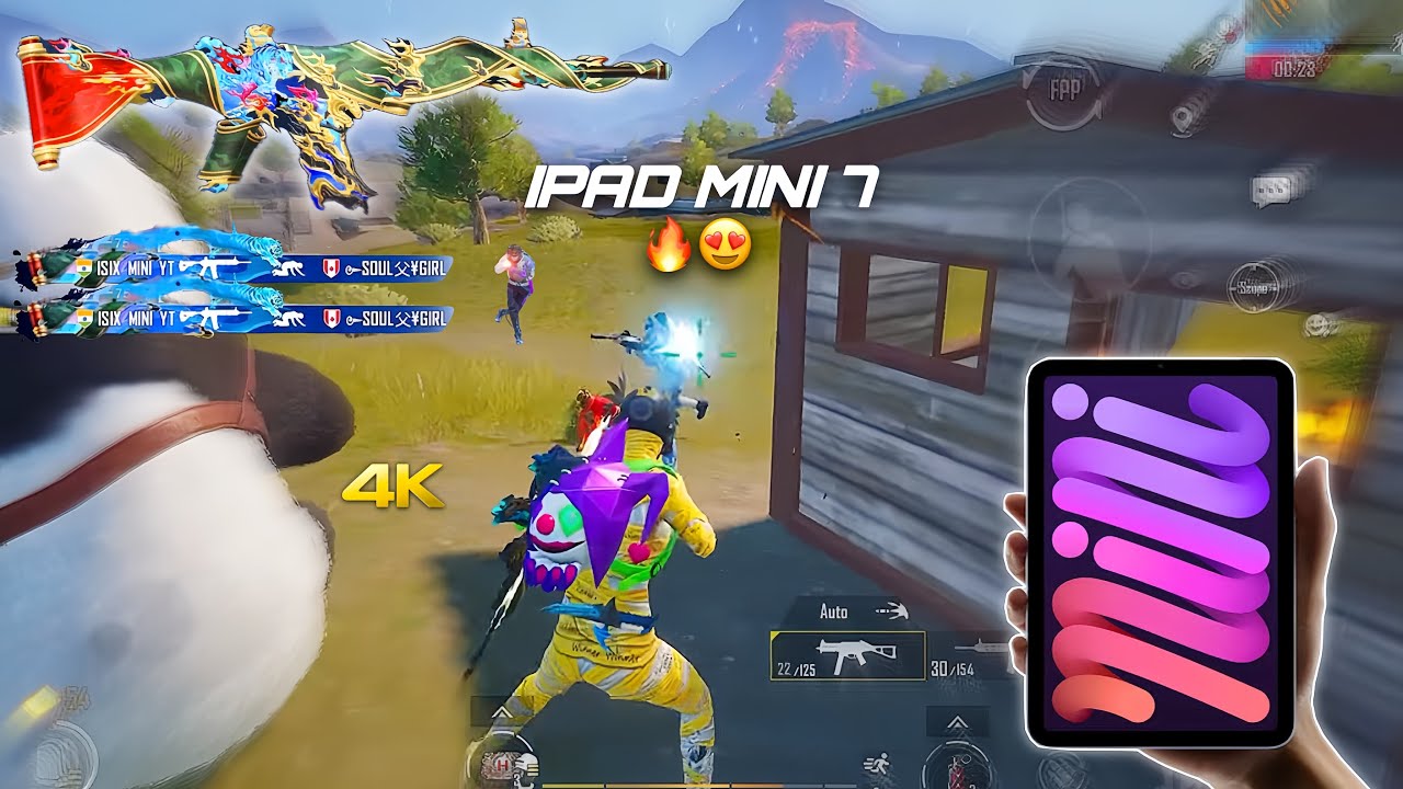 iPad Mini 7 HDR+Extreme Graphics 🔥/ iOS 18.3.1 PUBG GAMING Test 😍/ New Update!