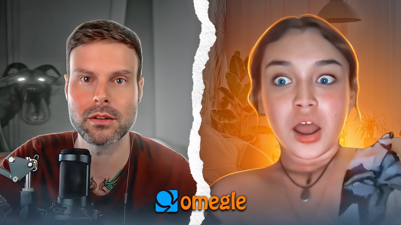 Показываю свою новую собаку на Omegle