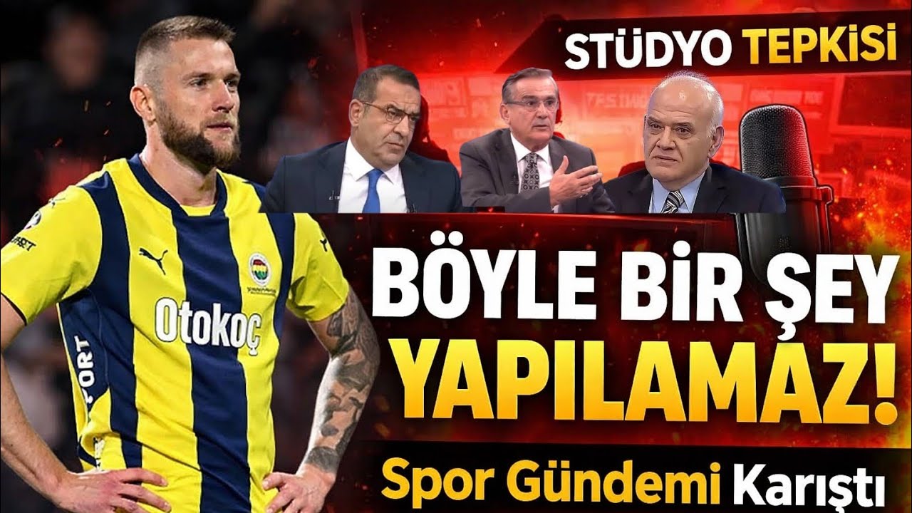 Skriniar’dan Skandal Hareket! Ahmet Çakar, Emre Bol ve Yorumcular Çıldırdı | Fenerbahçe Kocaelispor