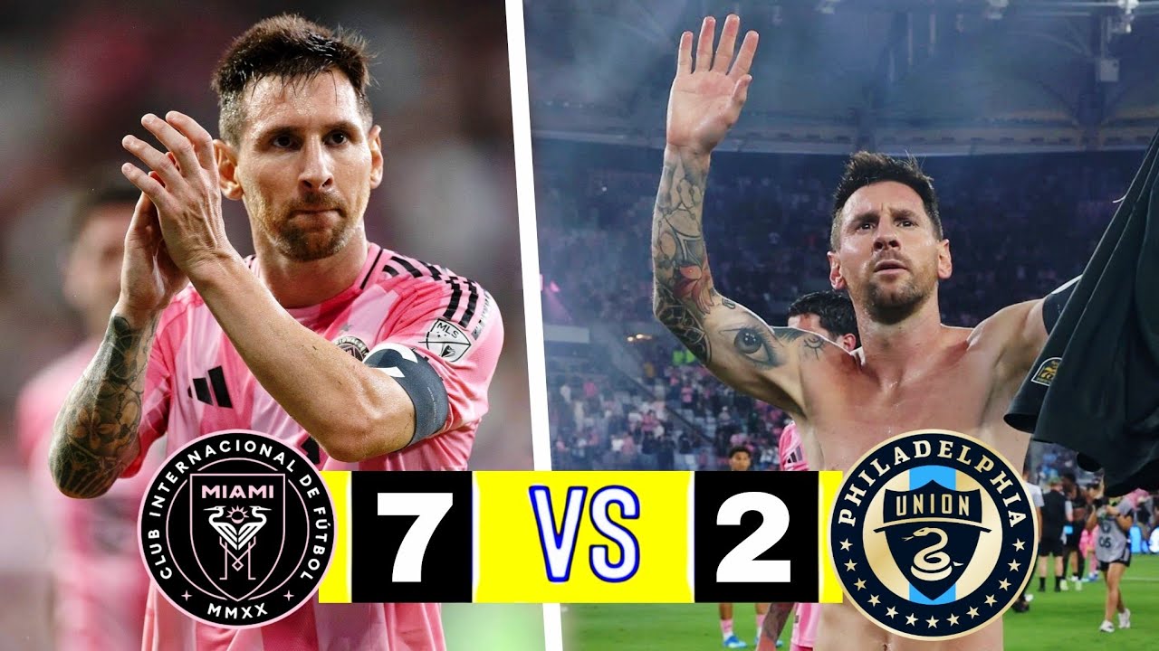Inter Miami vs Philadelphia Union | Extended Highlights And Goals | Messi Destroying Philadelphia 