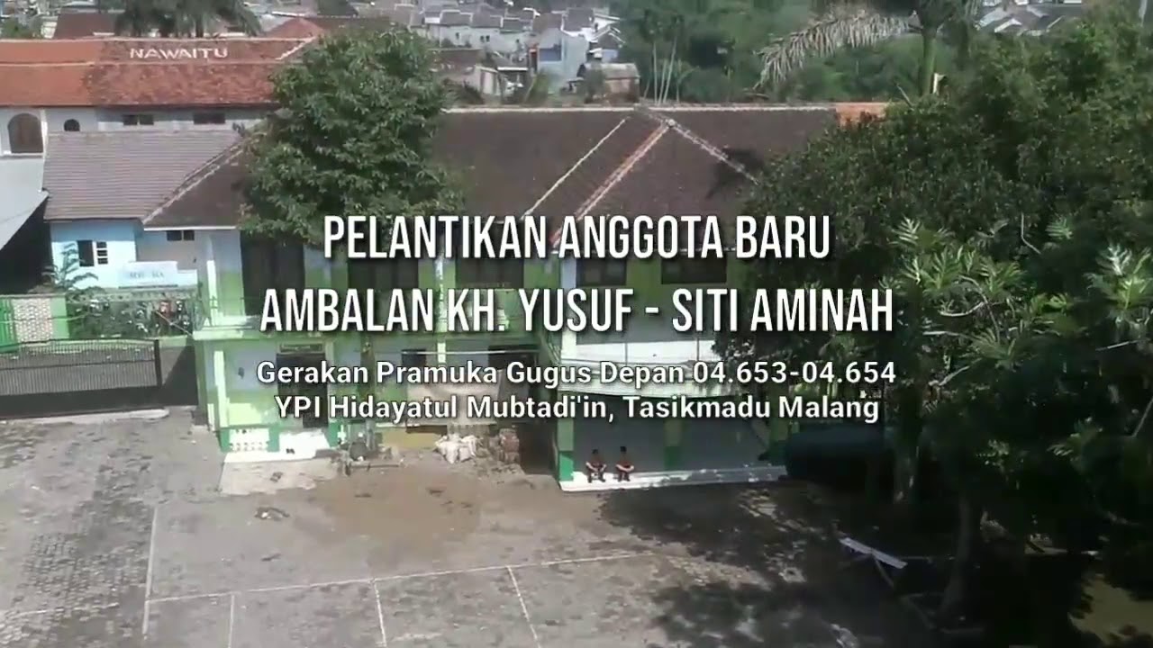 Pelantikan pramuka penegak MA Hidayatul Mubtadiin tasikmadu MALANG
