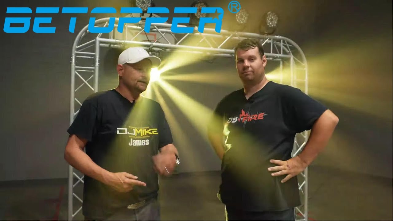 【REVIEW】Betopper 7*40W 4-in-1 RGBW Wash&Zoom Moving Head Lights