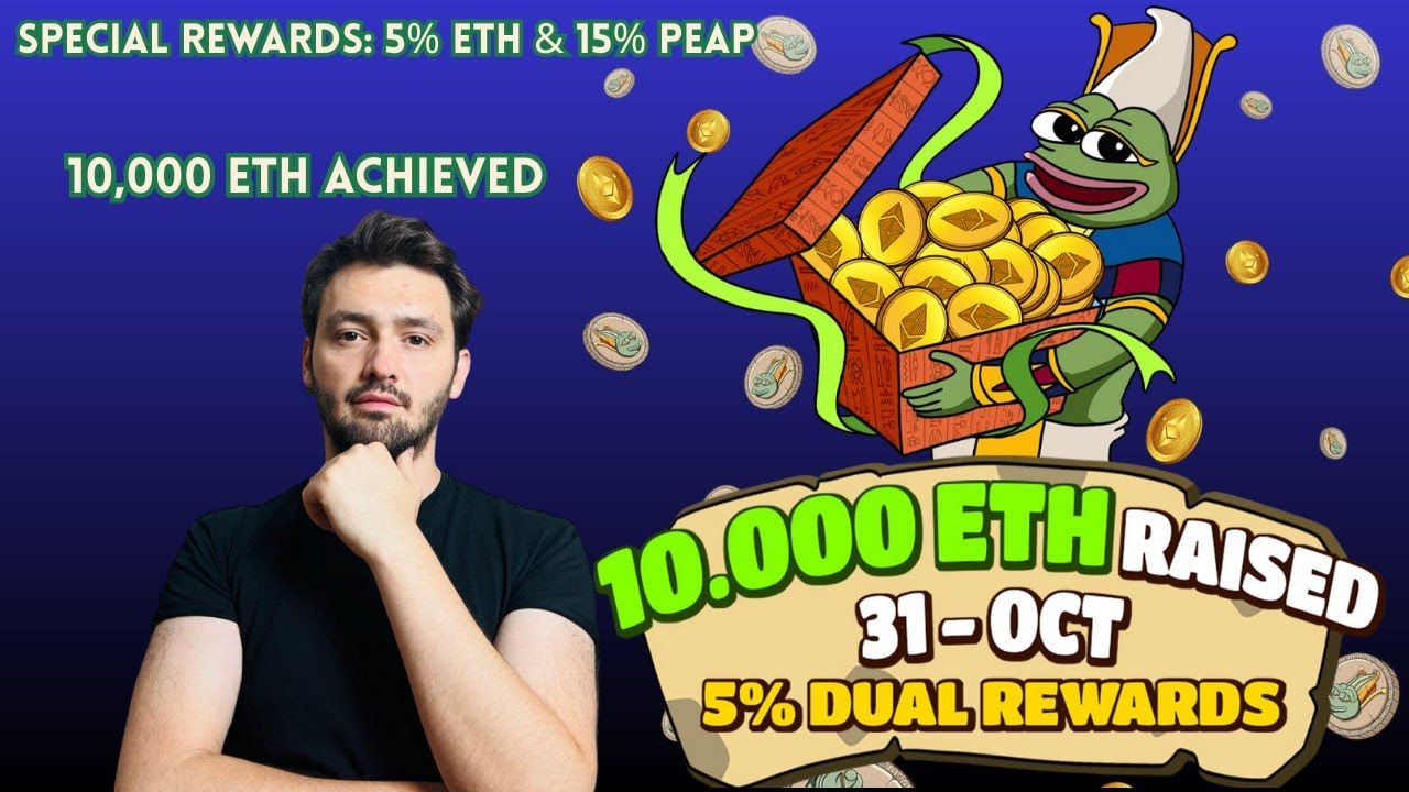 ⏳ Pepe Ascension Explodes 10,000 ETH! 🚀$PEAP - listing goes live on October 31⌛