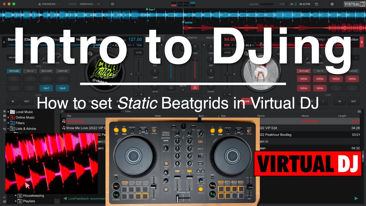 How to set Static Beatgrids in Virtual DJ
