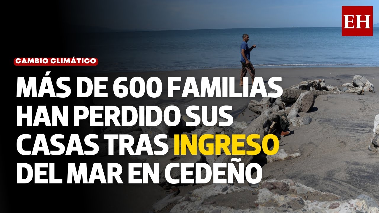 Más de 50 viviendas se ha tragado el mar en Cedeño