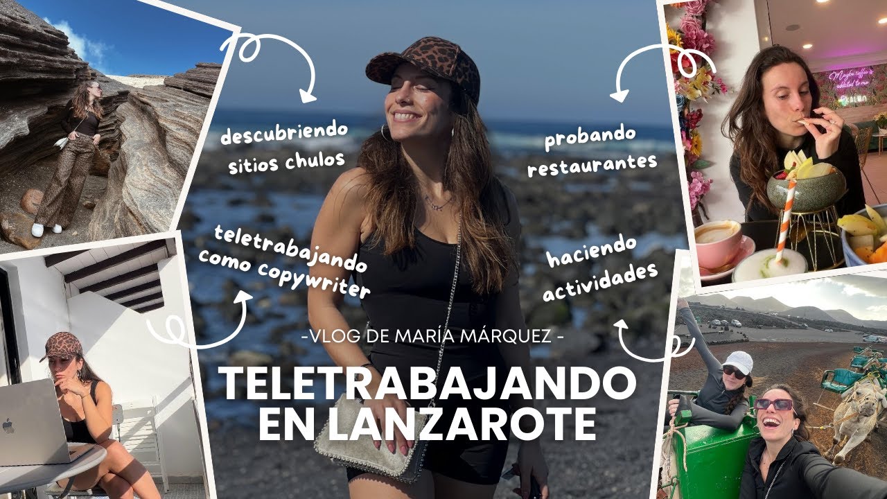 Teletrabajando en Lanzarote como Copywriter | Una semana real (Vlog)