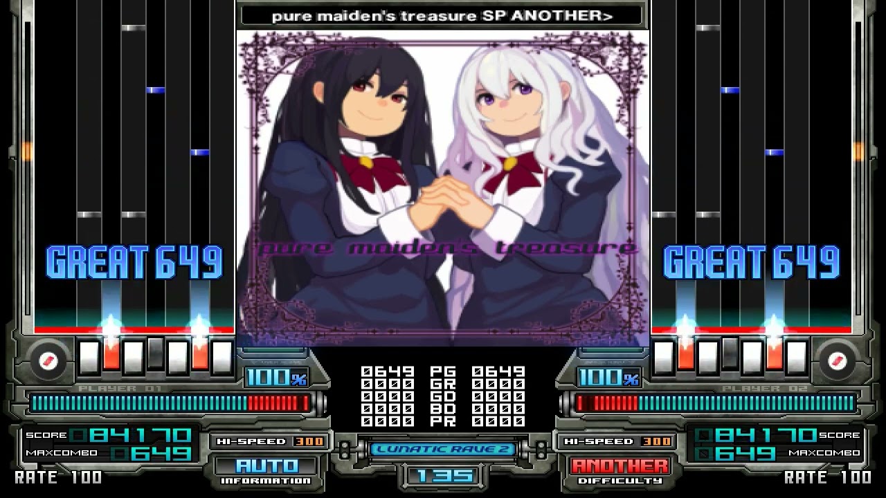 [BMS] pure maiden's treasure / 妃宮 千早 with. 七々原 薫子 (BG : ケイリ・グランセリウス)
