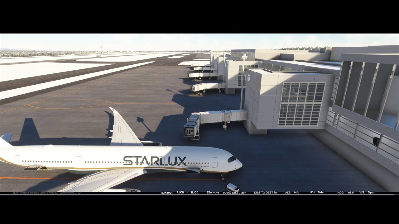 [MSFS2020] HKD 函館 - CTS 新千歲 l | iniBuilds A350