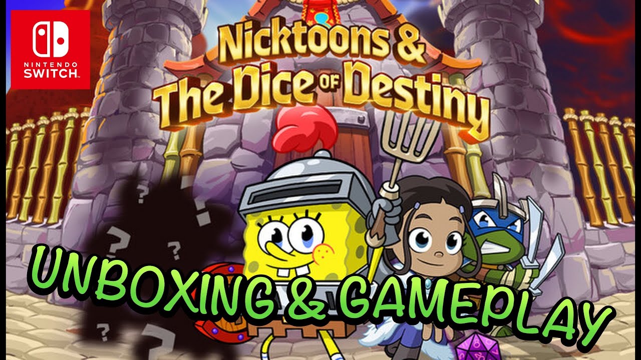 NICKTOONS & THE DICE OF DESTINY - UNBOXING & GAMEPLAY - Español - Primeros pasos - NINTENDO SWITCH