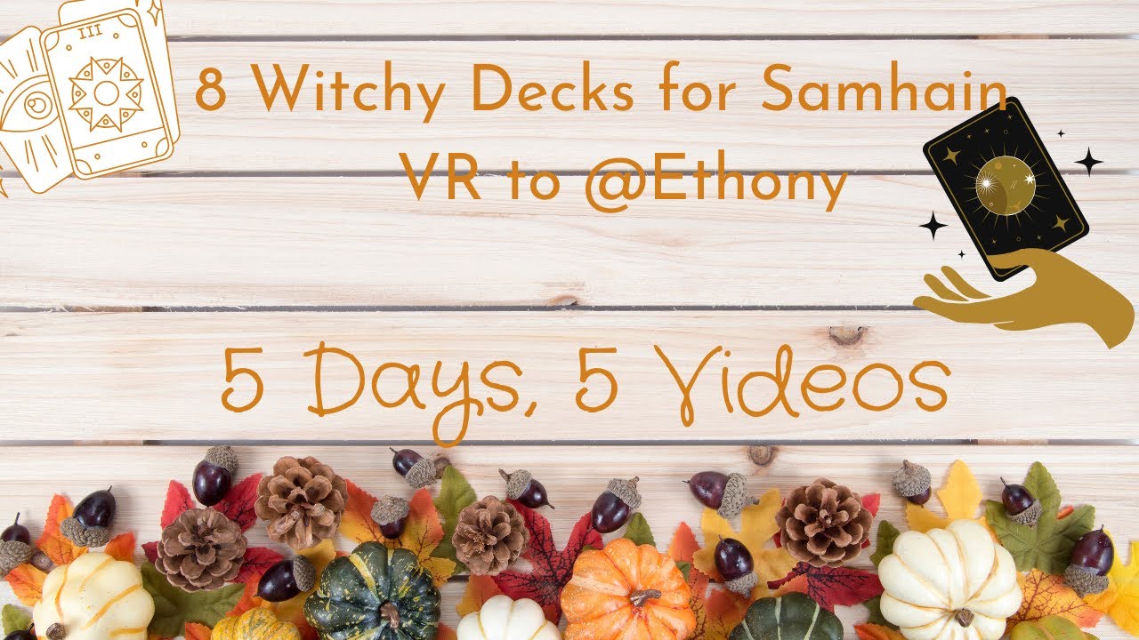🧙‍♀️8 Witch Decks. VR to @Ethony  8 Witch Decks for Samhain Season (Day 2) #spookyseasontags