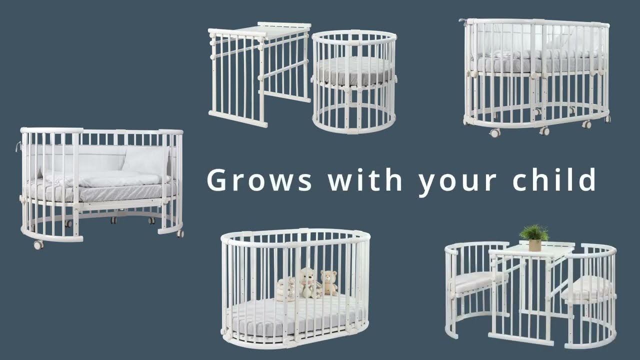 Beblum Sam Crib Convertible Baby Cot
