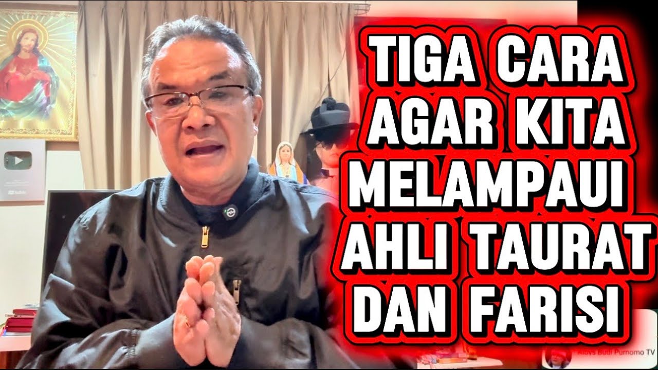 Tiga Cara Agar Hidup Kita Lebih Baik dari Ahli Taurat dan Kaum Farisi, Apa Saja⁉️