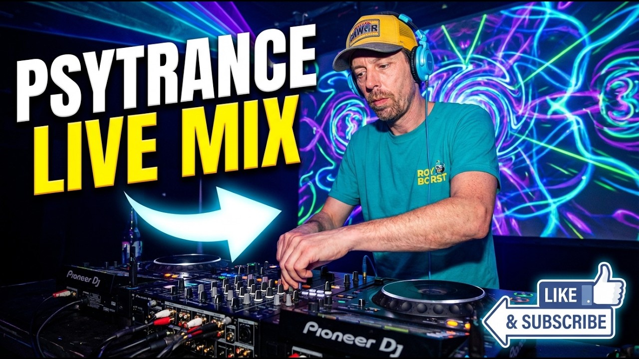 Psychedelic Trance Mix | Roy de Borst Live#roydeborst #psytrance #trippy #electronic  #dance #dj